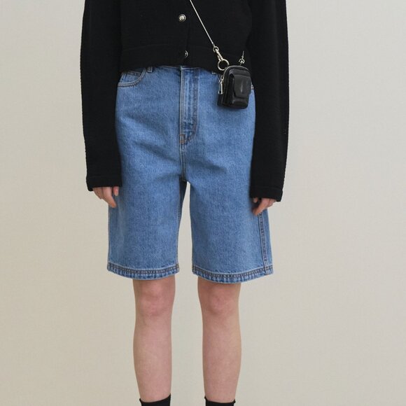 GROVE-DENIM PANTS (DEEP BLUE)-Size S - Picture 1 of 10